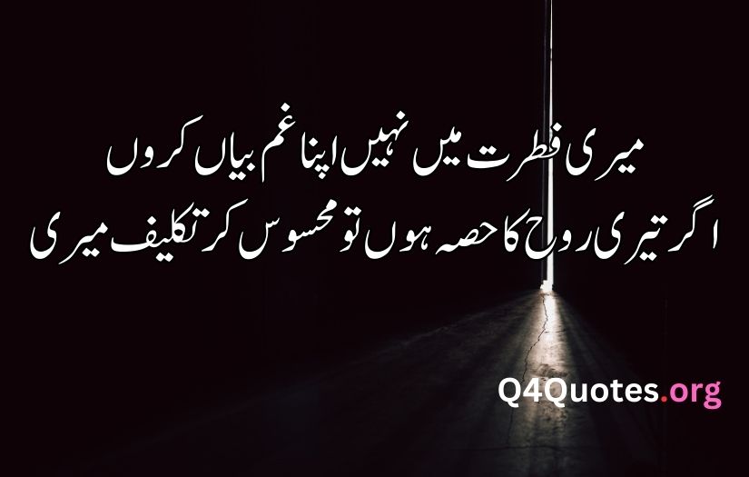 gham poetry in urdu