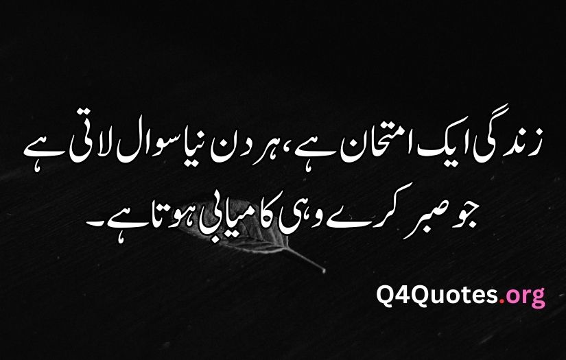 Urdu quotes about life